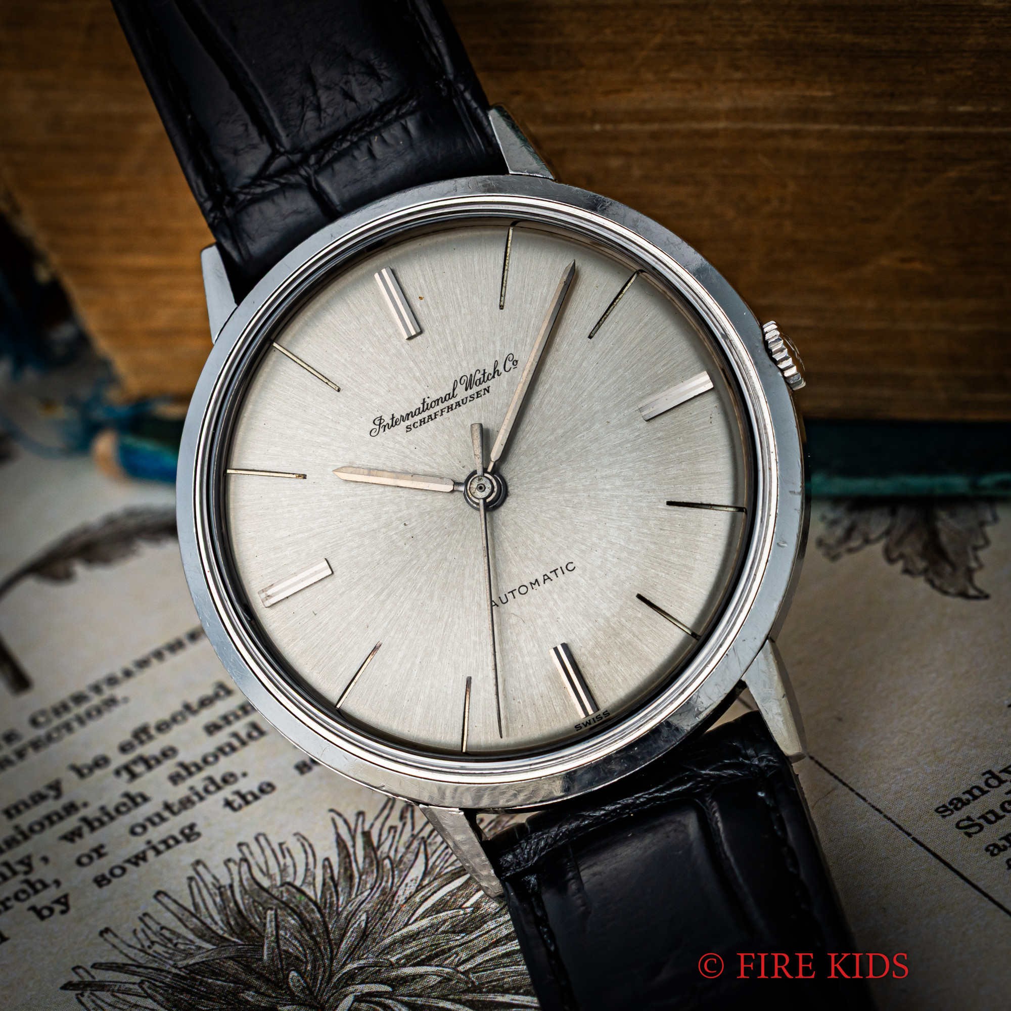 IWC 1963年製 ラウンドケース Ref.603A ペラトン式自動巻 Cal.853 ノンデイト お魚リューズ
