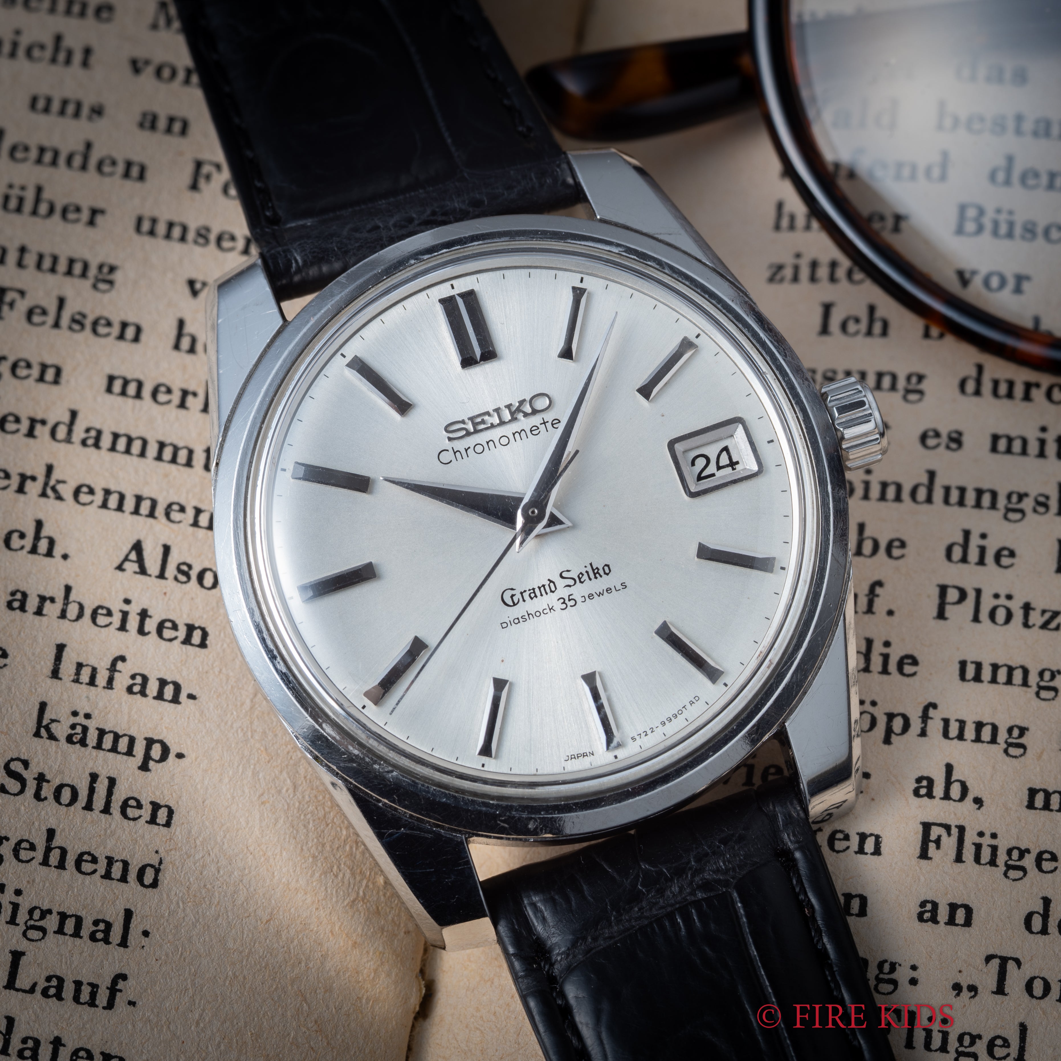 グランドセイコー 2nd前期 セルフデーター 1965年製 Ref.5722-9990 57GS クロノメーター 獅子メダル