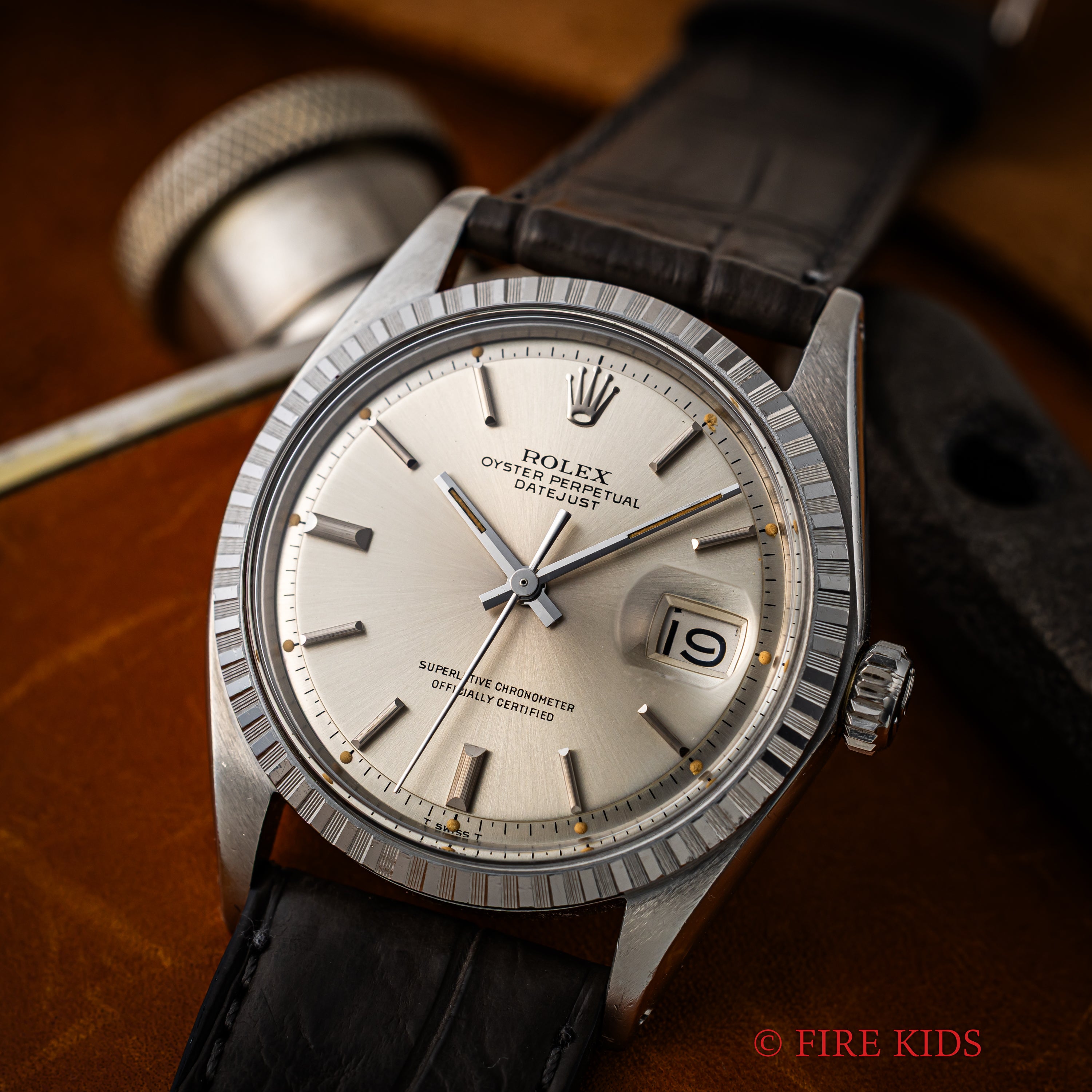 ロレックス デイトジャスト 1970年製 Ref.1603 シルバーダイヤル エングレーブドベゼル