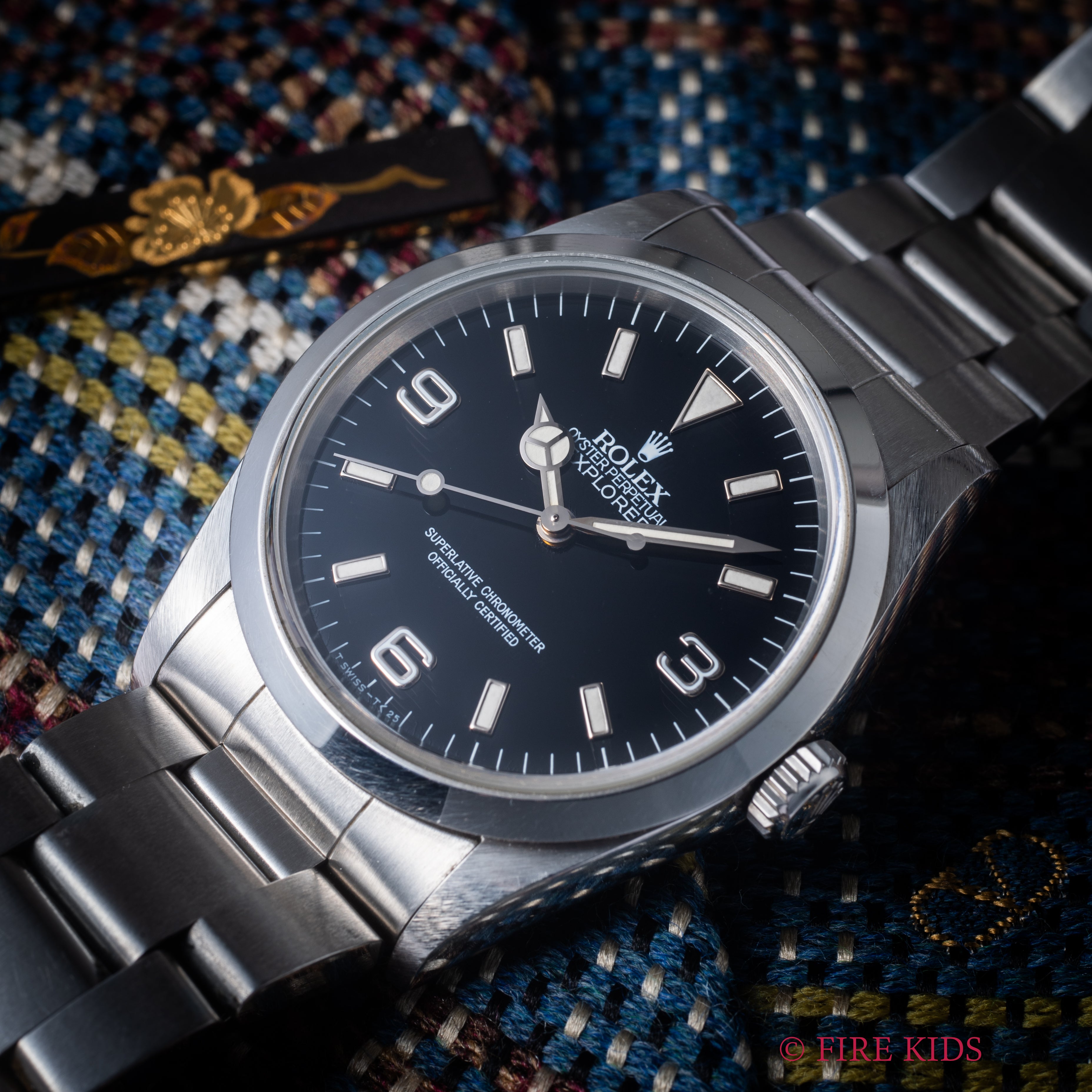 ロレックス エクスプローラー 1996年製 Ref.14270 トリチウム夜光 箱、ギャラ、タグ付