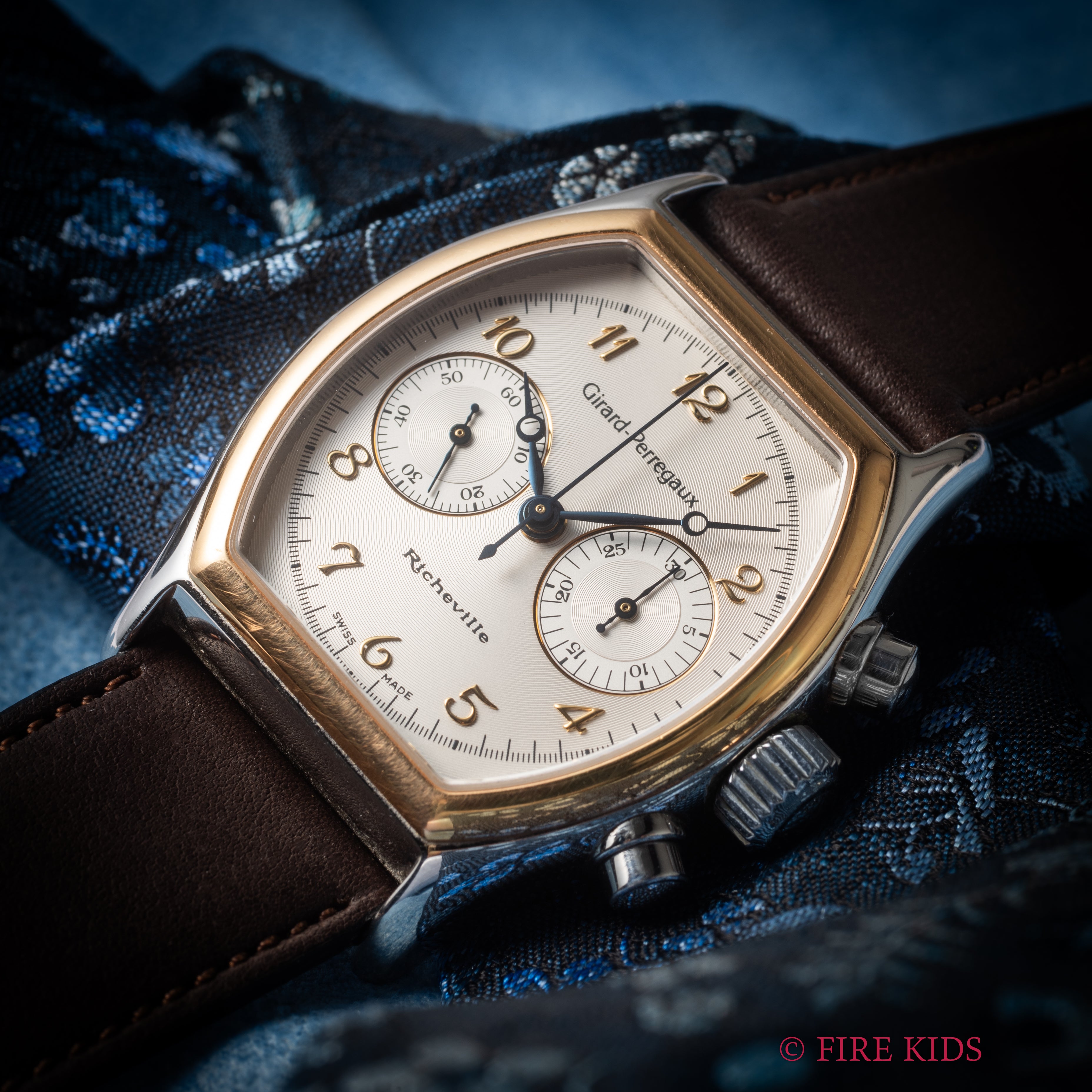 ジラールペルゴ リシュビル 1990年代製 手巻き コンビ Ref.2710 Cal.1872