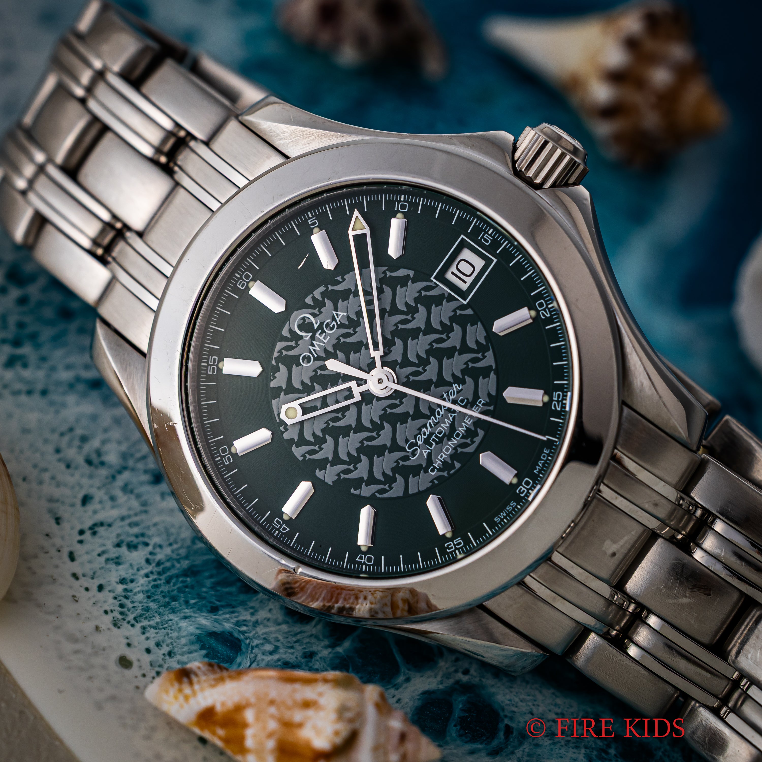 オメガ シーマスター120 ジャック・マイヨール 1998年製 限定モデル 自動巻き Ref.2506.70/168.1614 Cal.1120 ギャラ付き