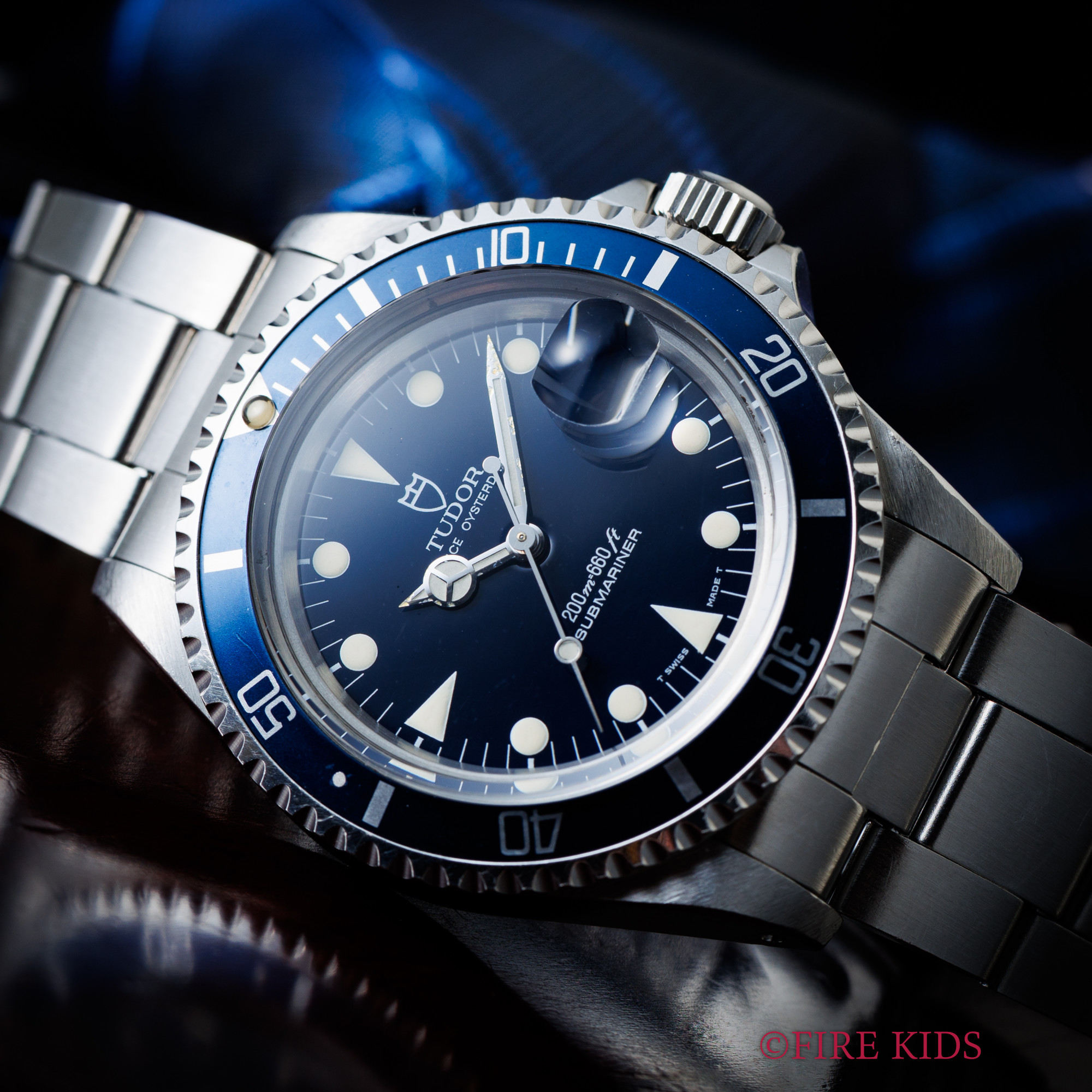 チューダー サブマリーナー ブルー 1993年製 Ref.79090 王冠リューズ オリジナルブレス