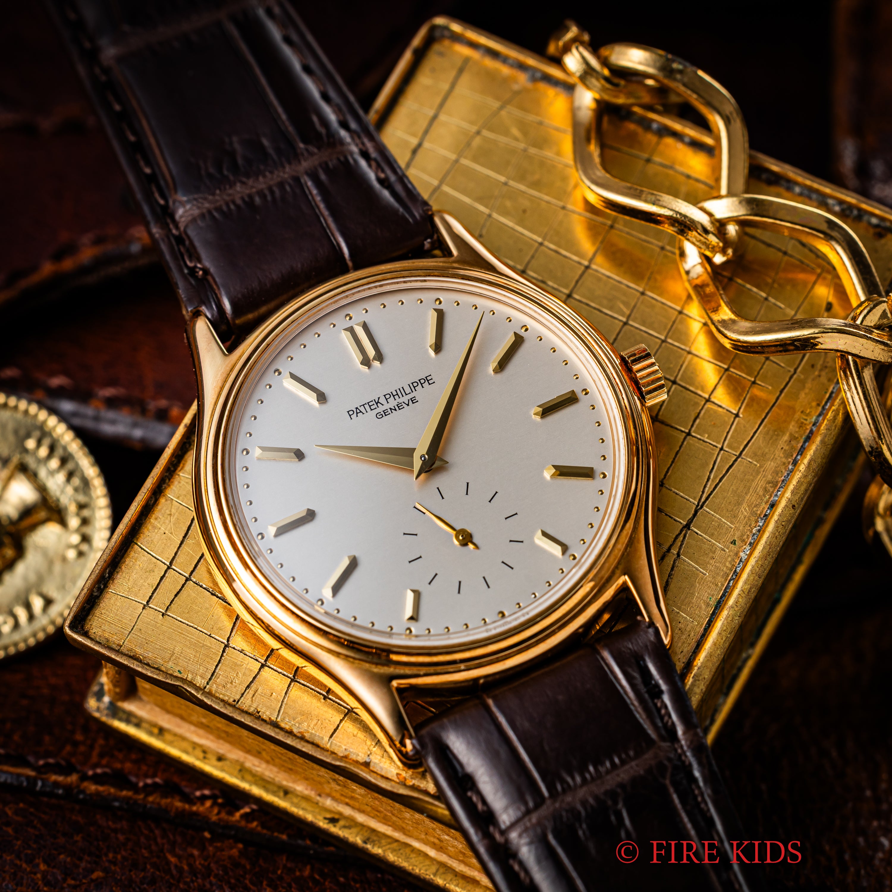 パテック・フィリップ カラトラバ 1990年製（平成2年製）Ref.3923 Cal.215 純正尾錠 ギャラ