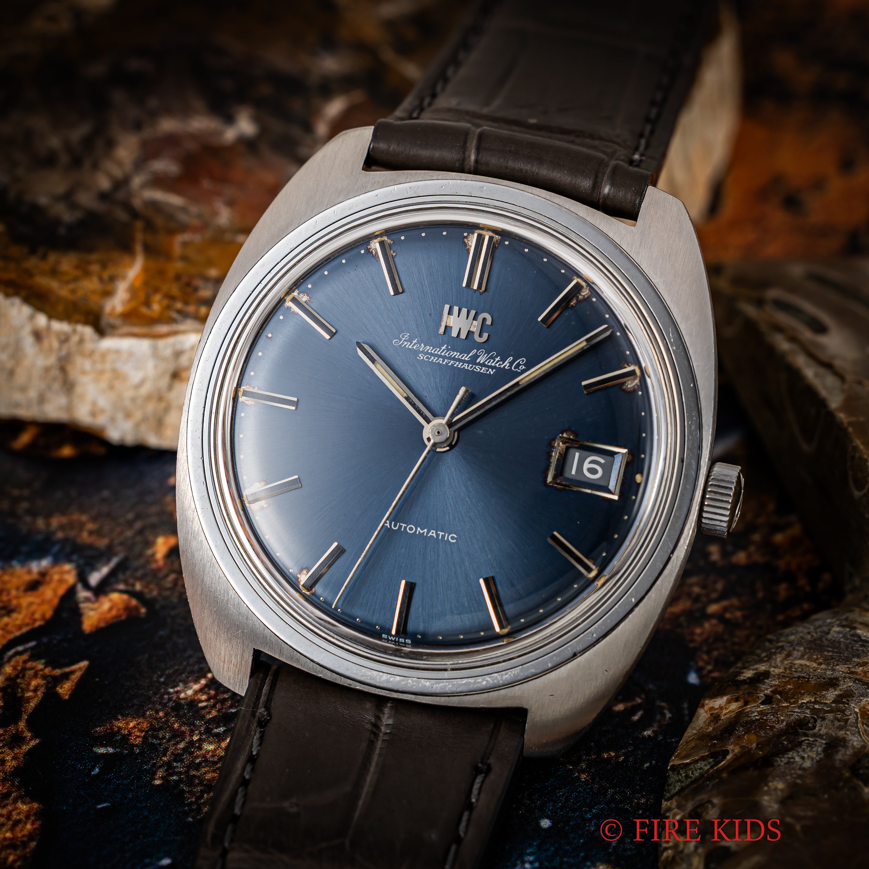 IWC ブルーダイヤル 1972年製 Ref.819AD ペラトン式自動巻 Cal.8541B