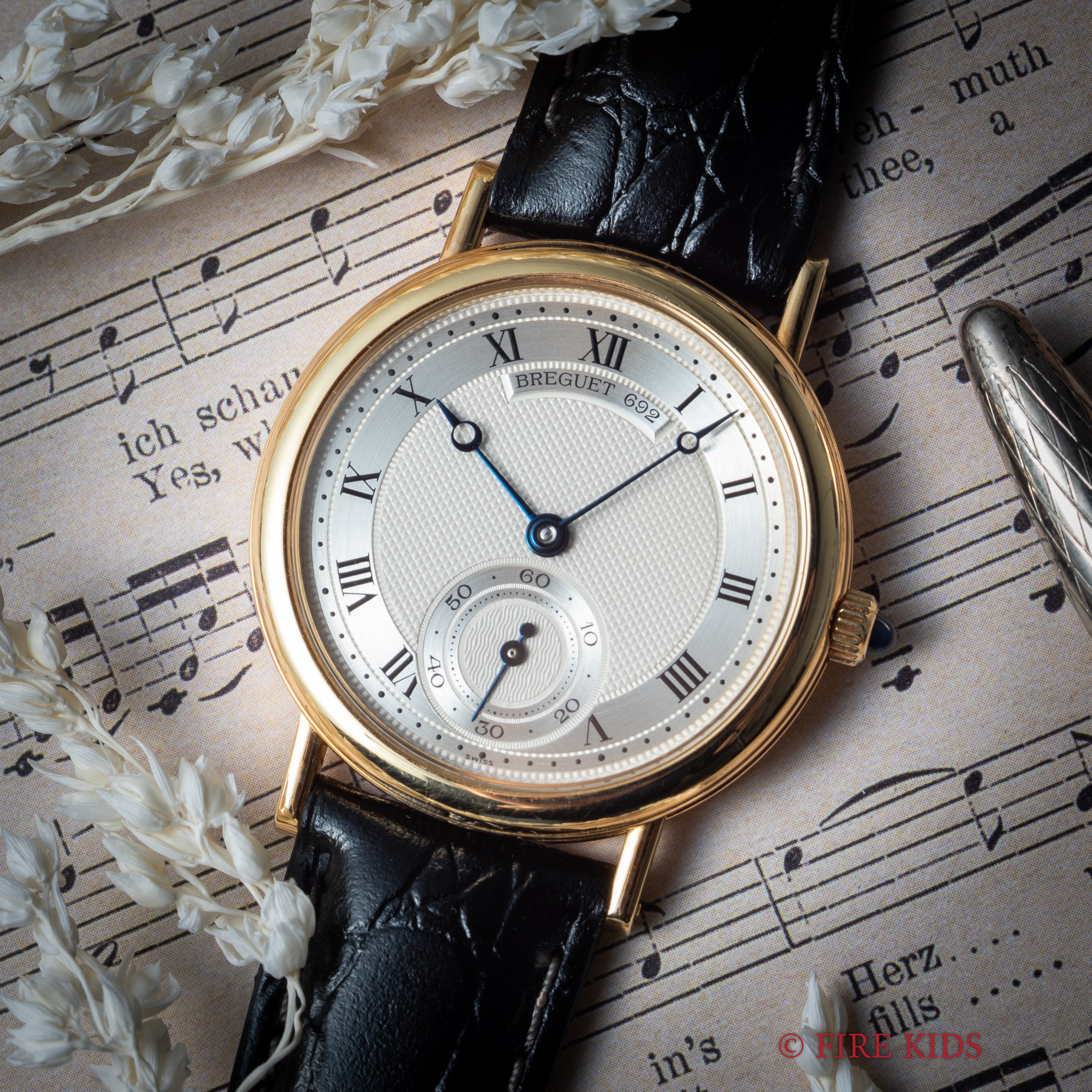 ブレゲ クラシック 18金無垢 1990年代製 Ref.3210BA ジャガールクルト製Cal.818/4 純正YG尾錠付き