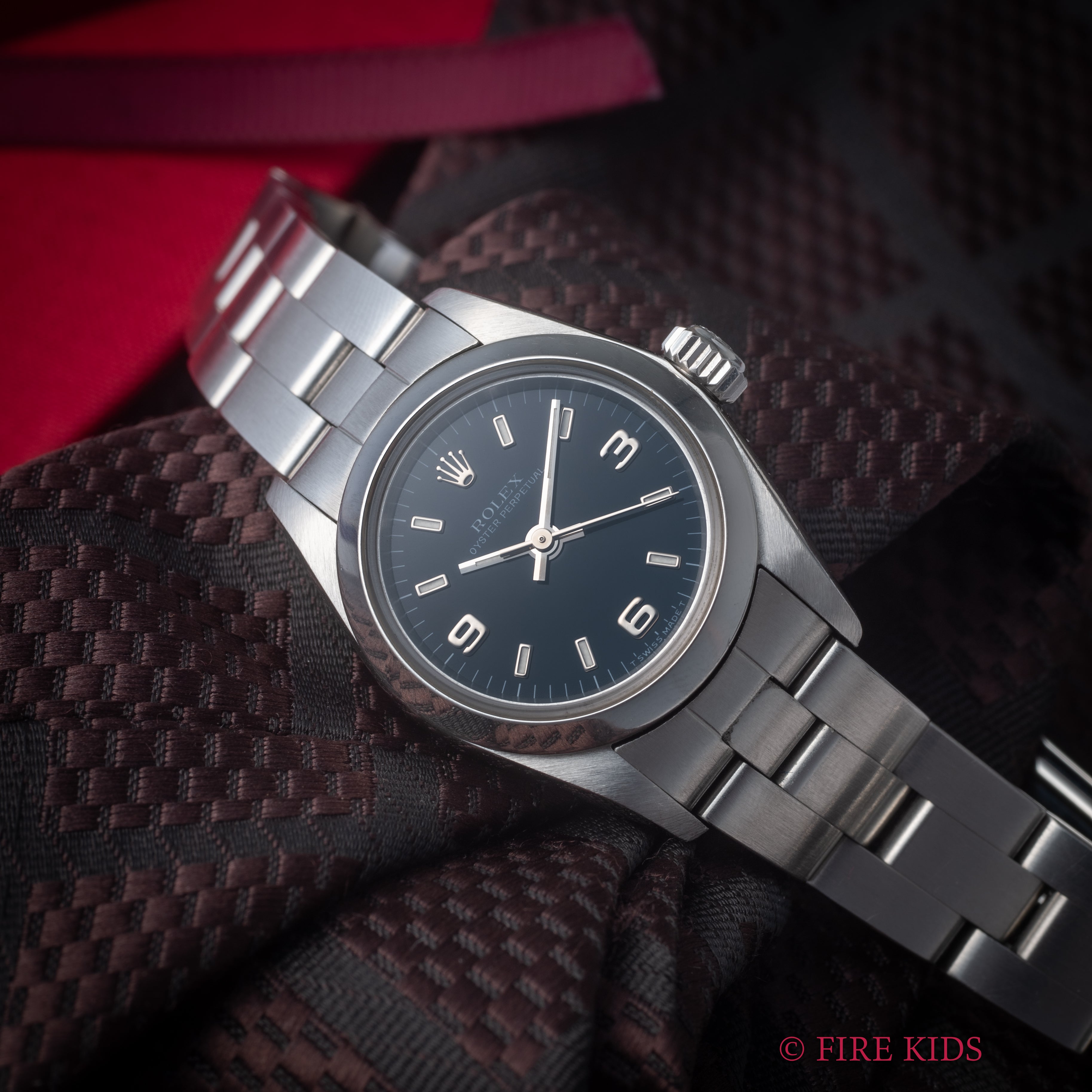 ロレックス レディース オイスターパーペチュアル 1997年製 Ref.67180 エクスプローラーダイヤル 箱、ギャラ付き