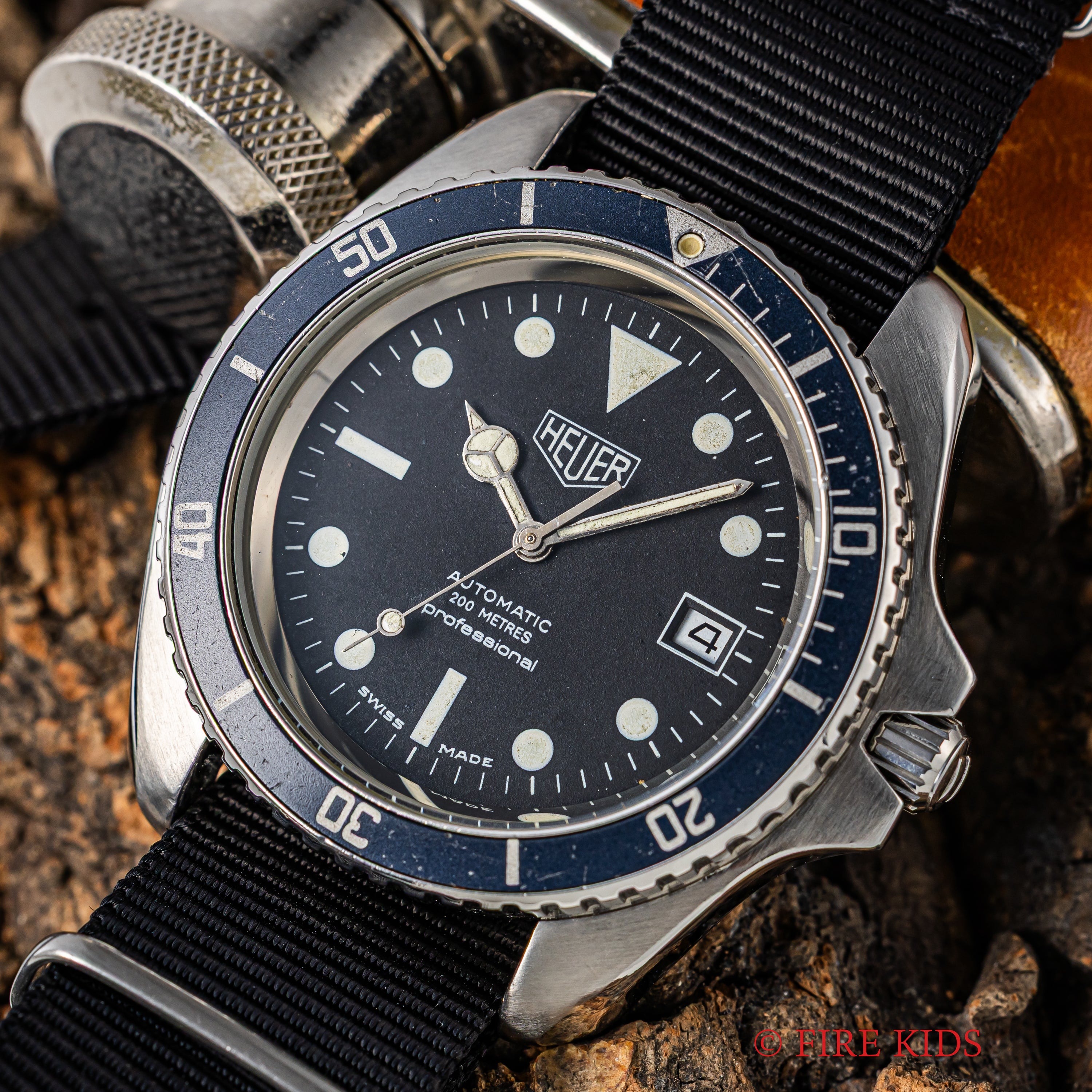 ホイヤー ダイバー 200m 1980年代製 Ref.844/3