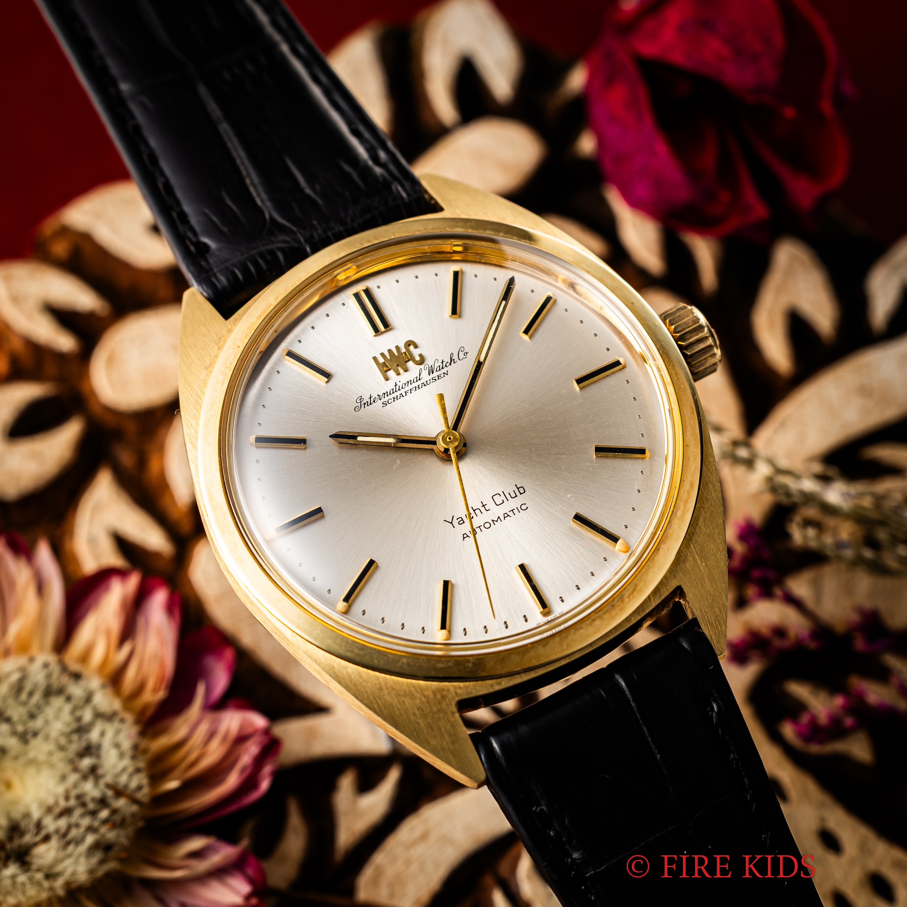 IWC 14金無垢ヨットクラブ バックステン Ref.911A 1971年製 ペラトン式自動巻き Cal.854B ノンデイト