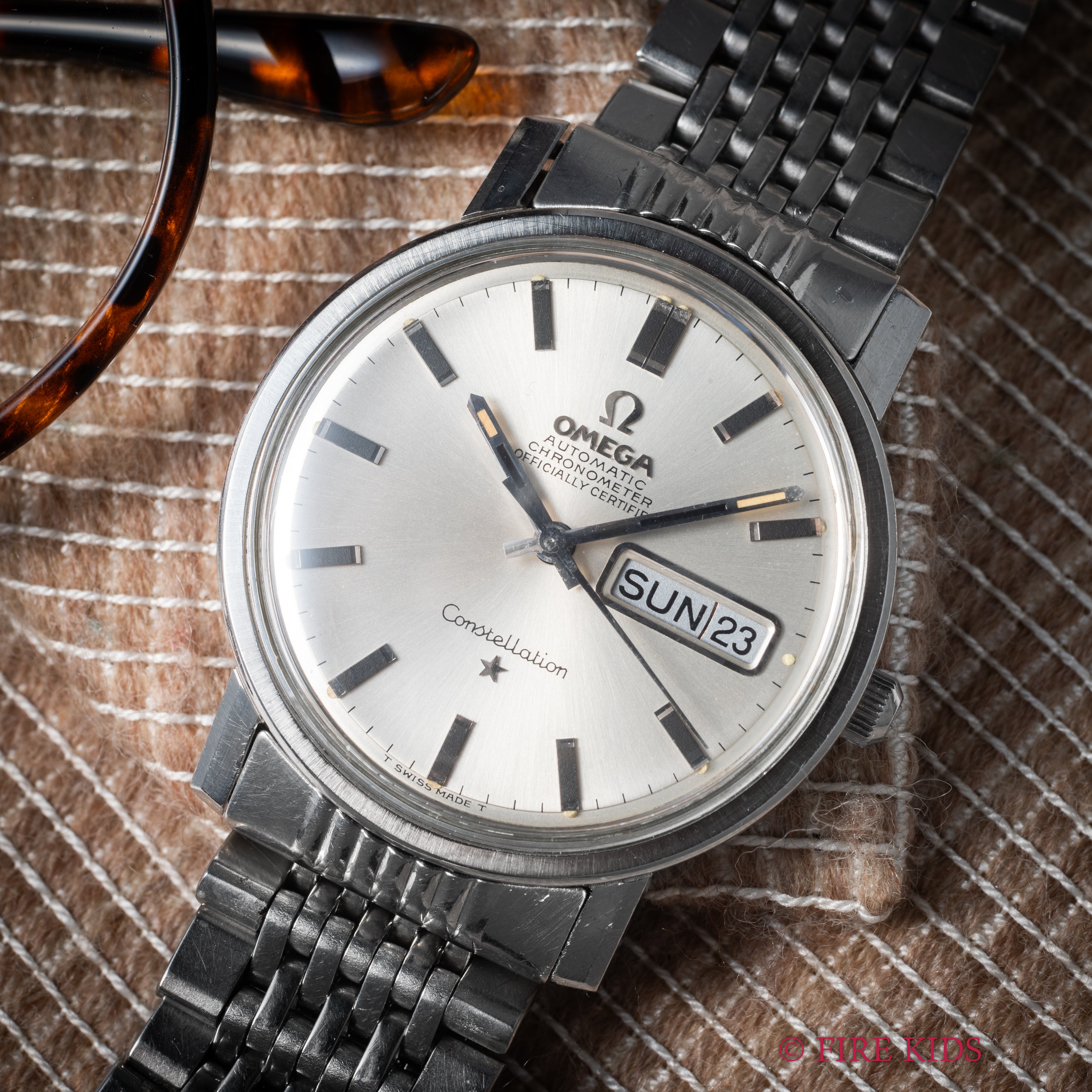 オメガ コンステレーション 1969年製 クロノメーター自動巻 Cal.751 Ref.168.016 純正ブレス付き