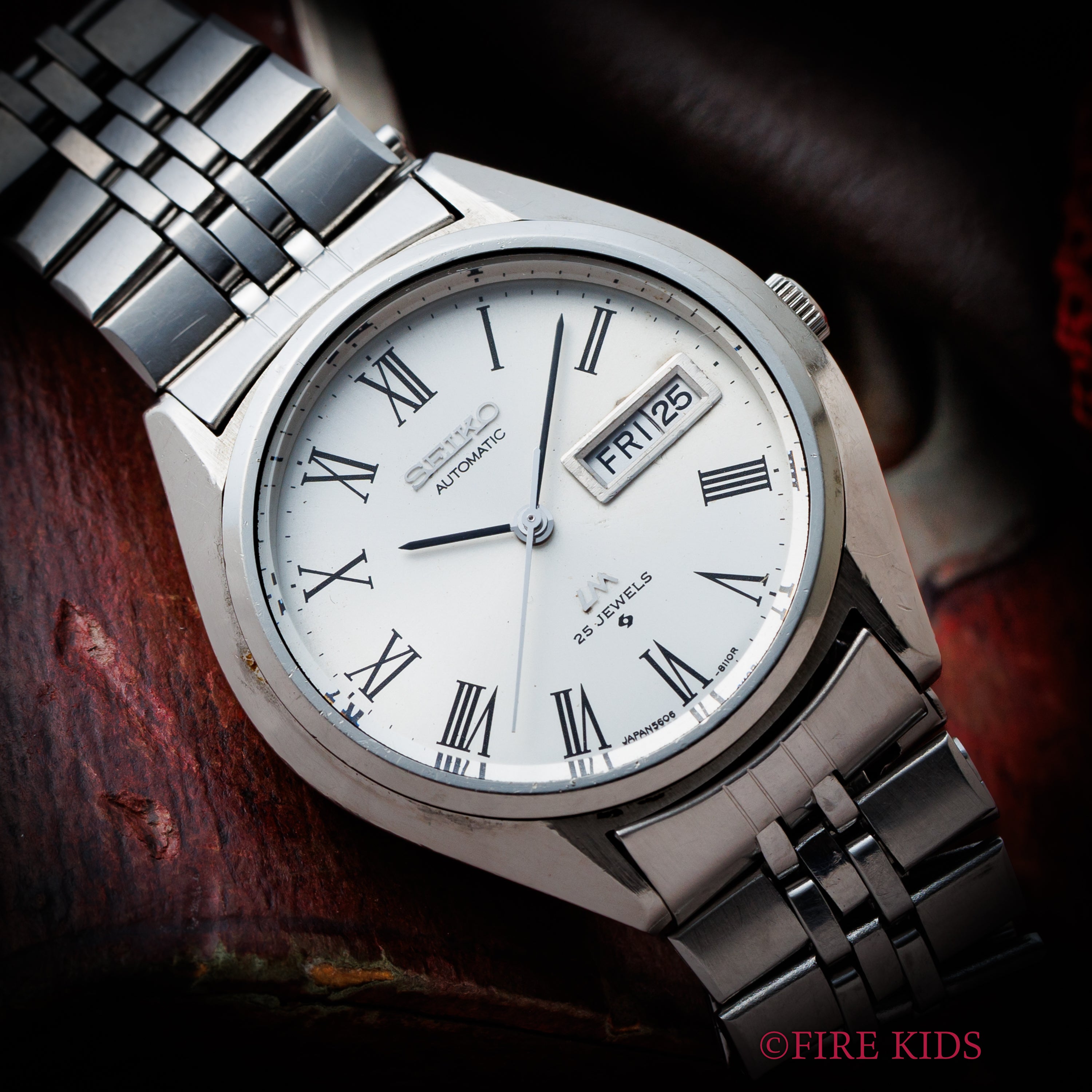 セイコー ロードマチック 1975年製 シルバーローマンダイヤル 自動巻き