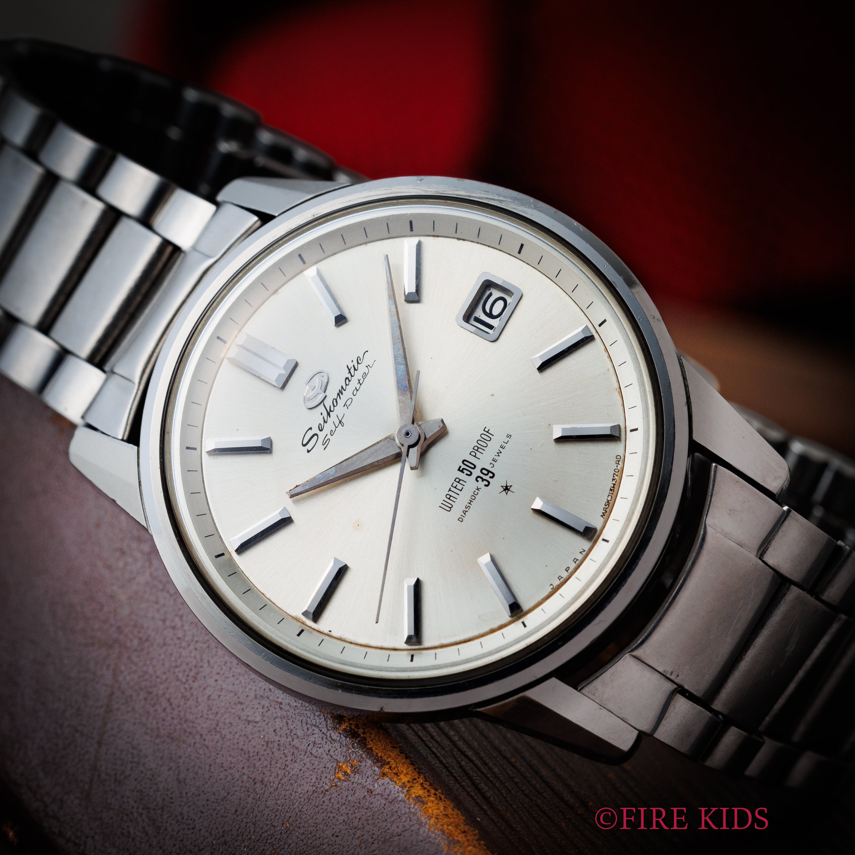 セイコー マチックセルフデーター 39石 1963年製 Ref.J13060 ステンレスブレス