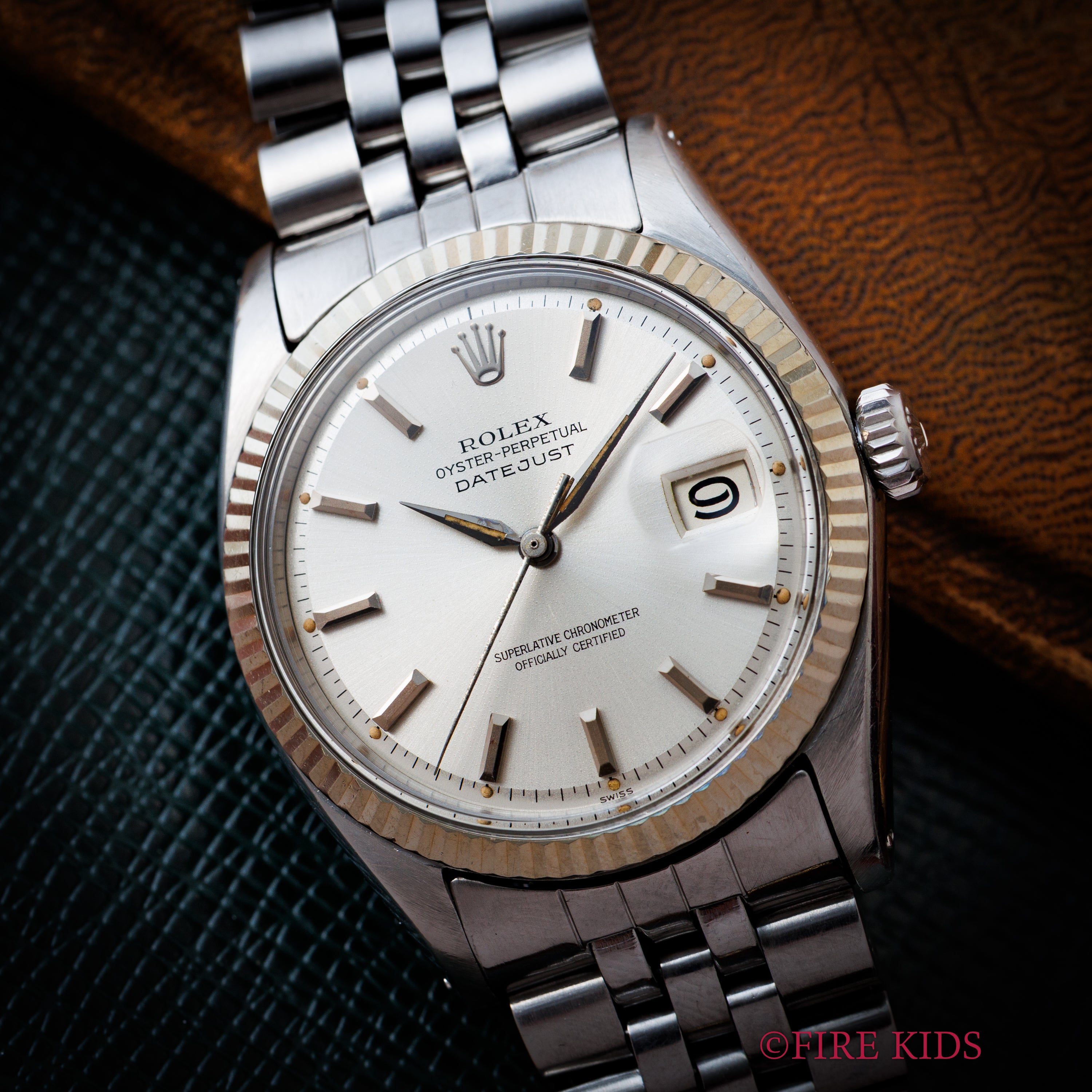 ロレックス デイトジャスト アルファハンド 自動巻き 1963年製 Ref.1601 Cal.1560 ホワイトゴールドベゼル