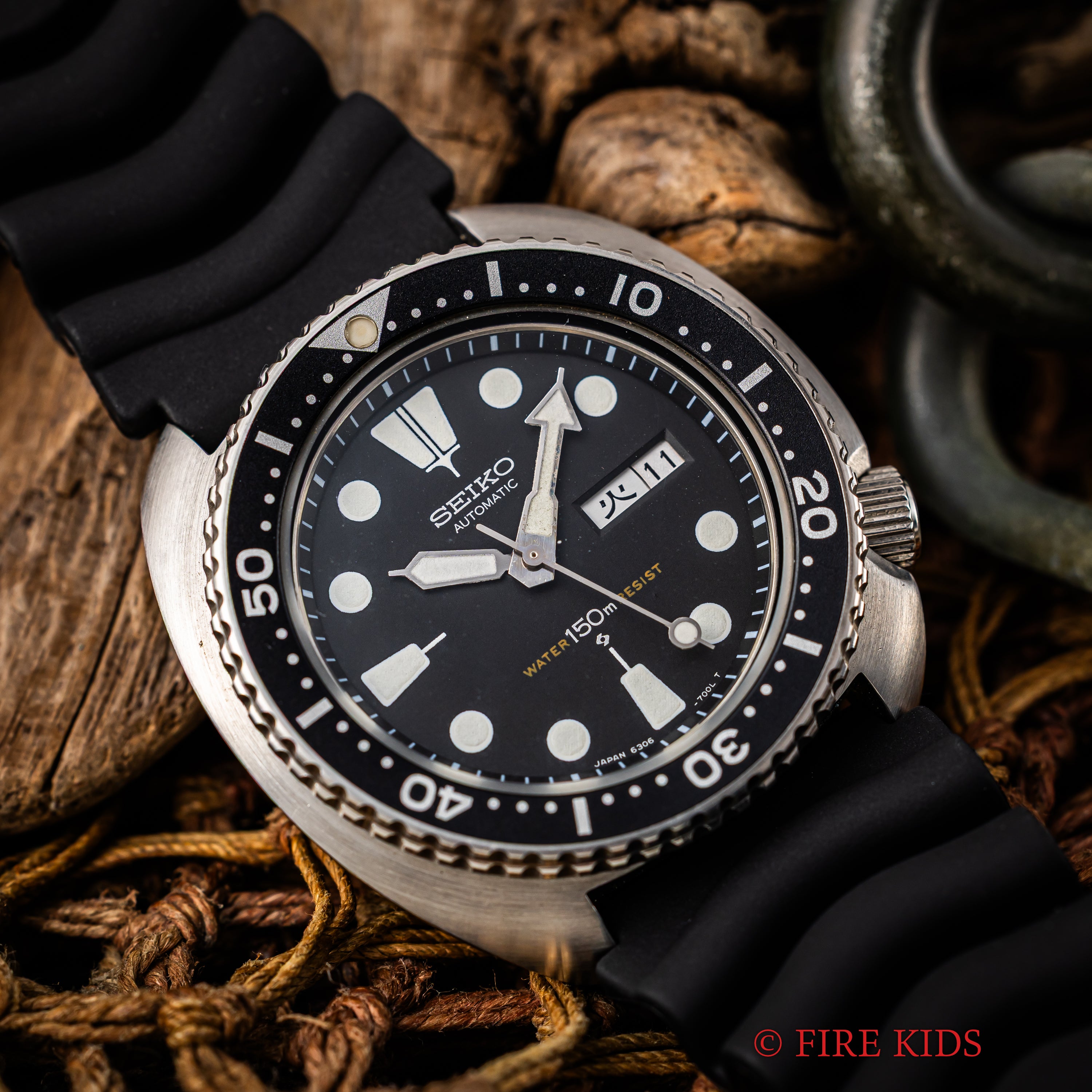 セイコー 150m 3rdダイバー 1979年製 Ref.6306-7001 国内仕様 タートル 自動巻