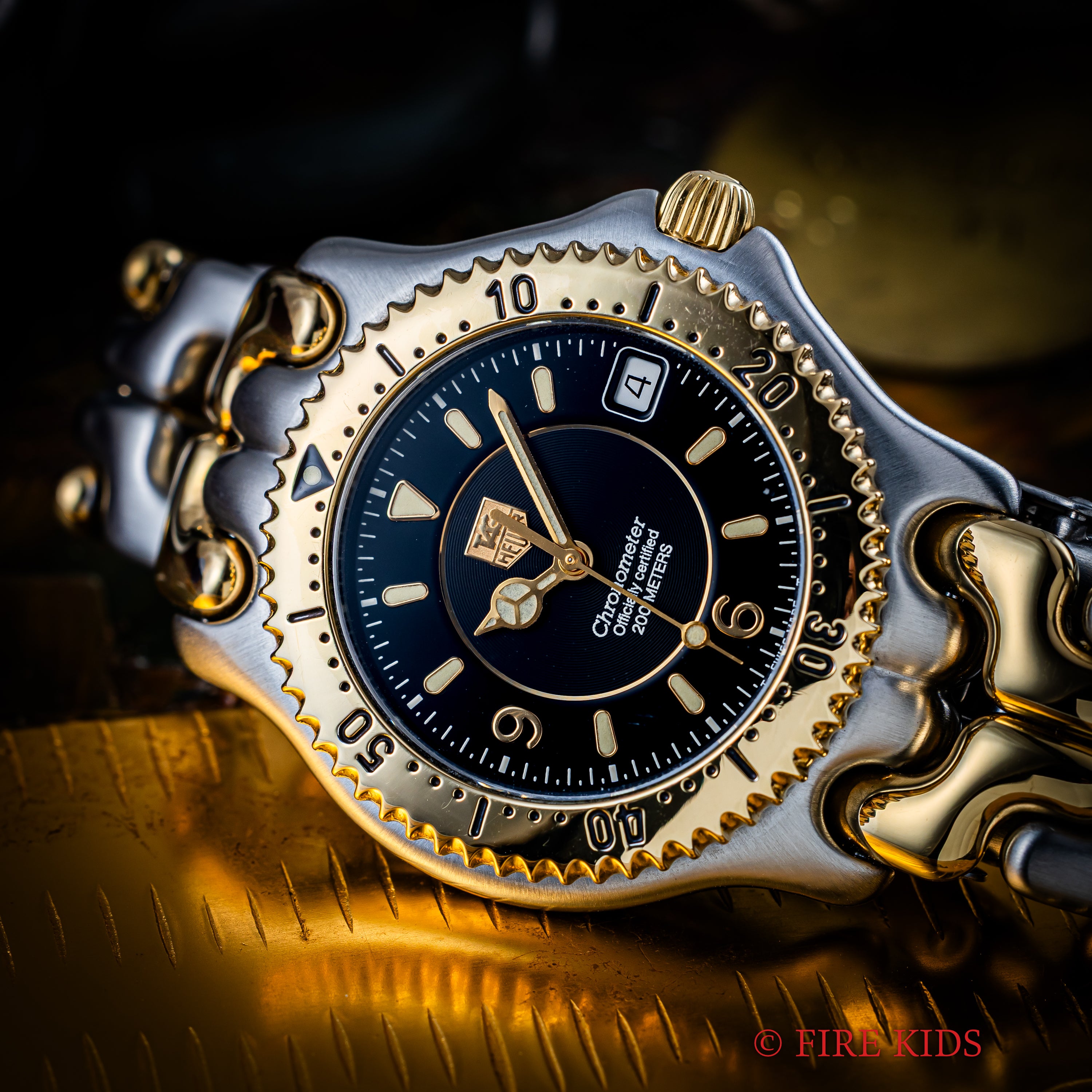 タグホイヤー セルシリーズ クロノメーター 自動巻き コンビ 1995年ギャラ Ref.WG5122-P0 ギャラ、クロノメーター証付