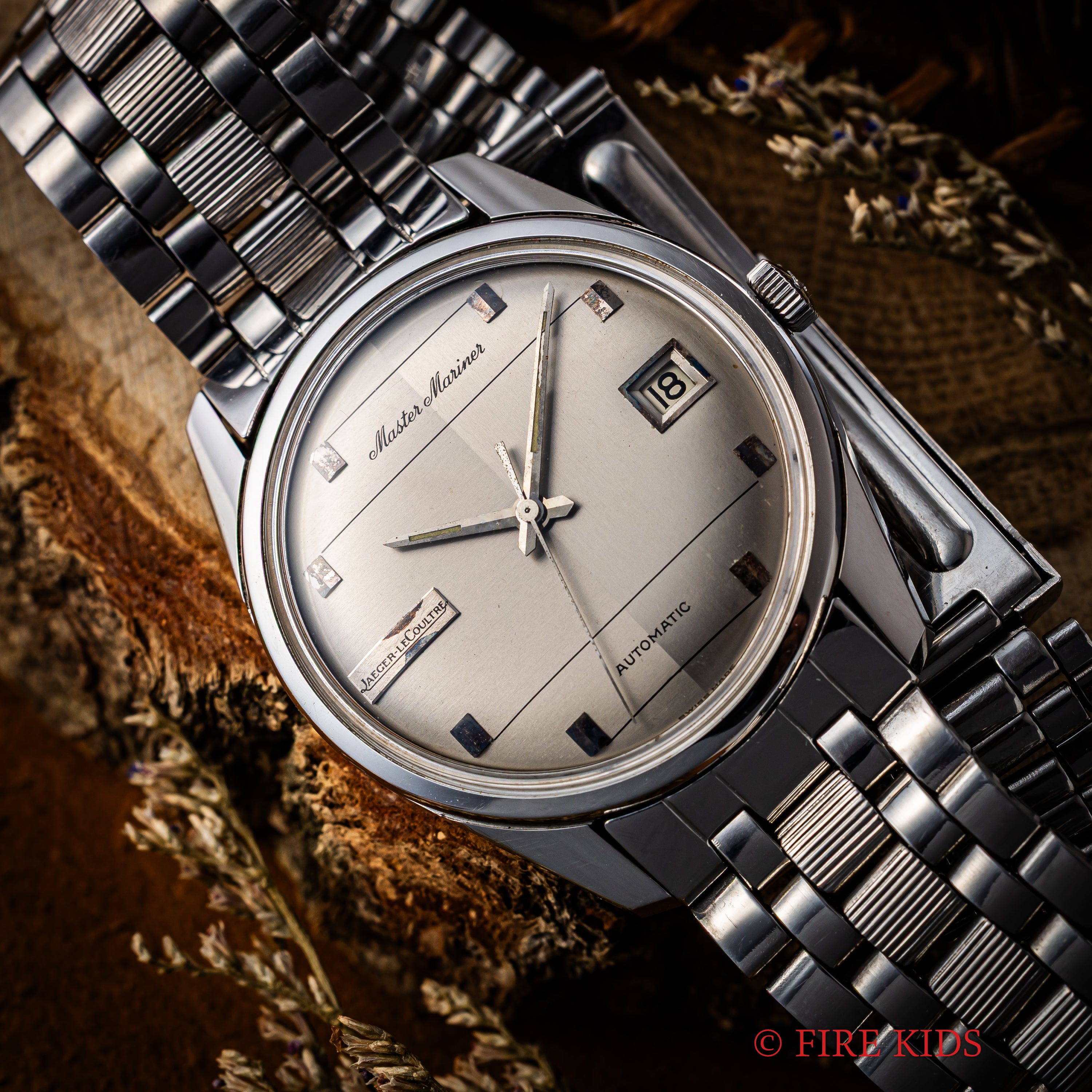 ジャガー・ルクルト マスターマリーナ 1960年代製 自動巻 Ref.E557/1 Cal.K881  純正ゲイフレアーブレス