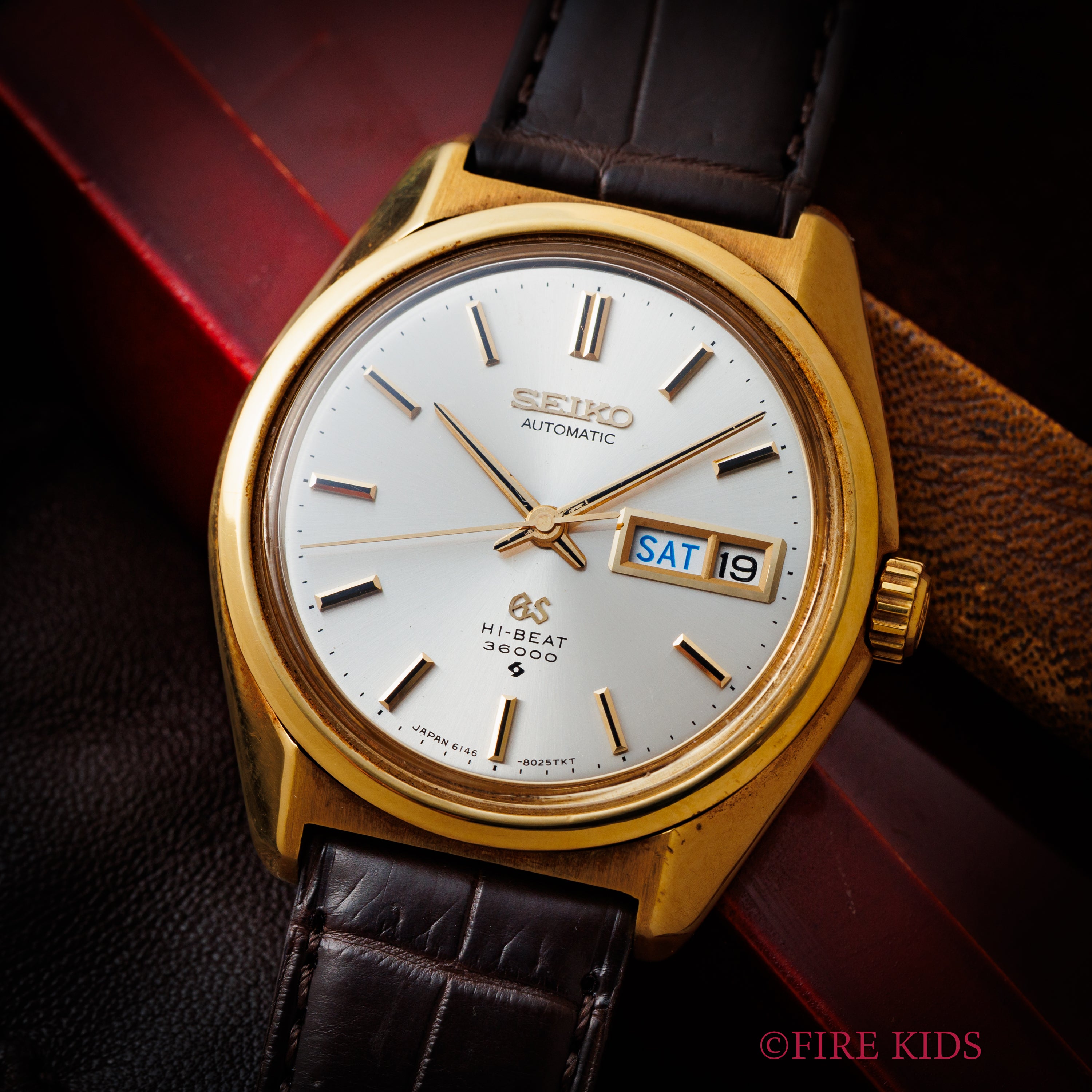 グランドセイコー 18金無垢 1969年製 Ref.6146-8000 10振動自動巻き