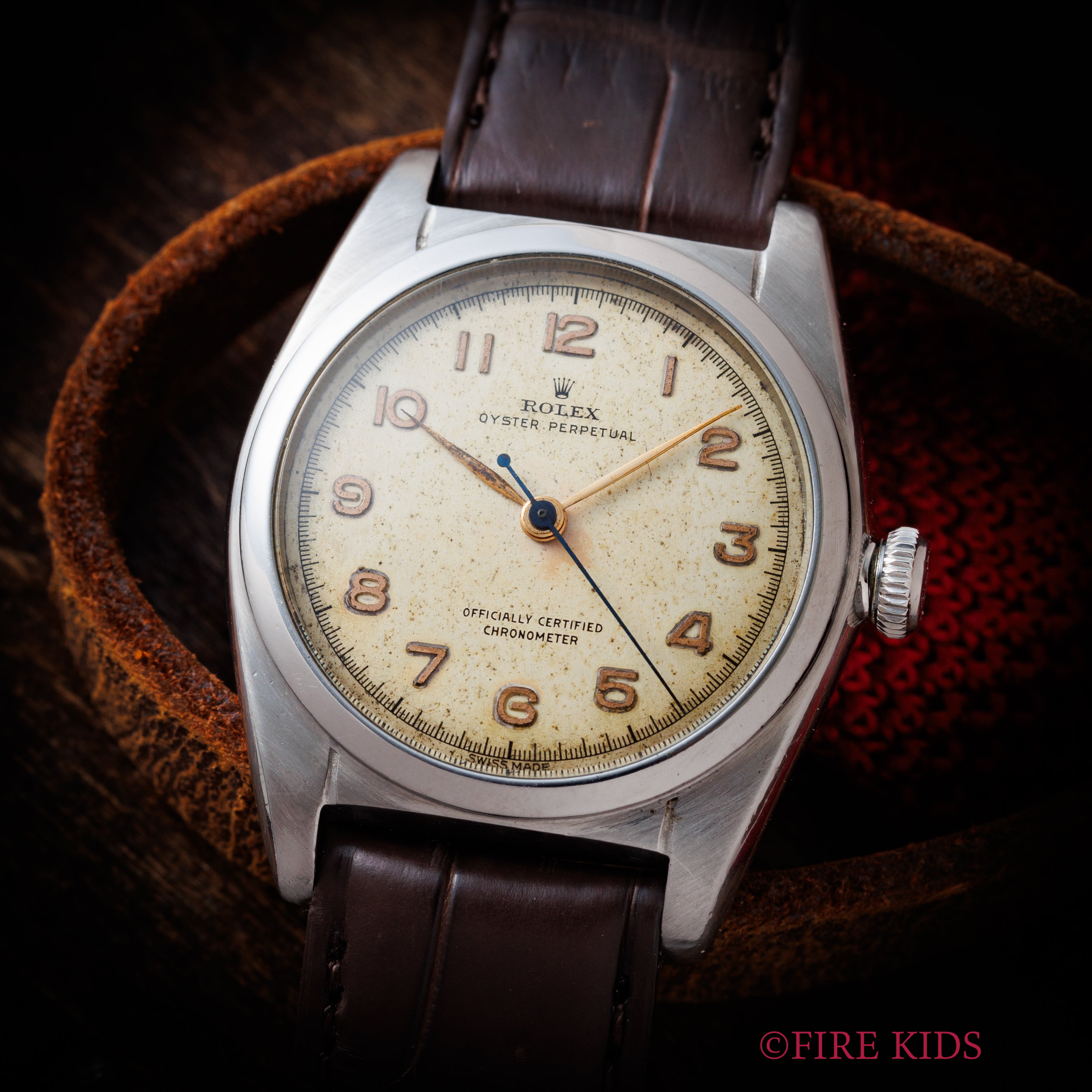 ロレックス バブルバック 全アラビアダイヤル Ref.5050 1948年製