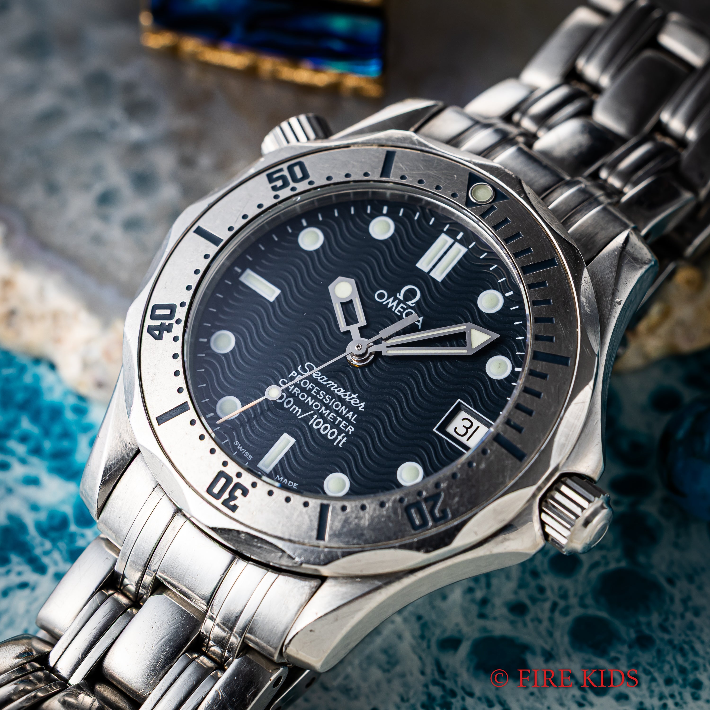 オメガ シーマスター 300 プロフェッショナル 1999年製 Ref.168.1622 分解掃除済