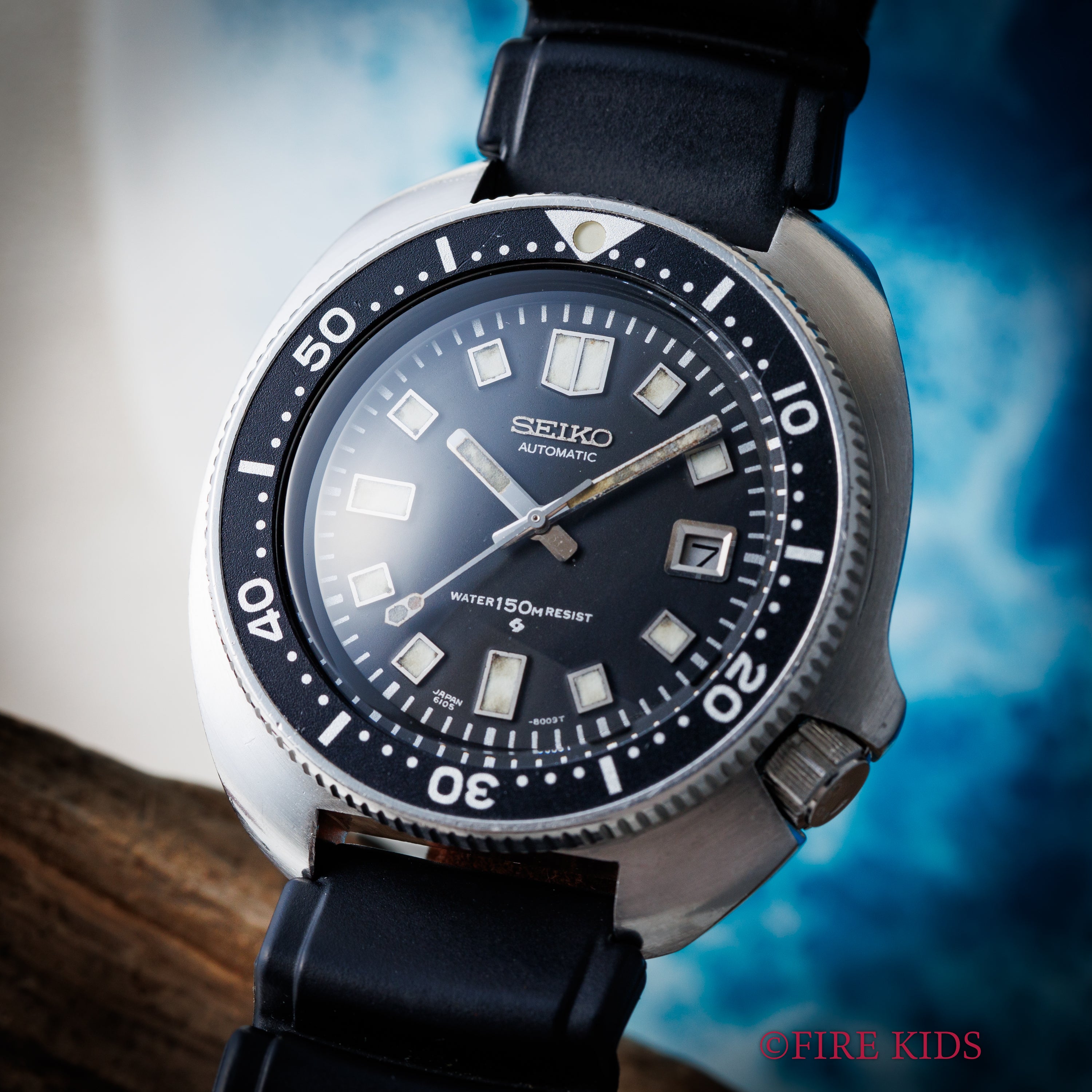 セイコー 150mダイバー 2nd後期 植村ダイバー 1974年製 自動巻き Ref.6105-8110