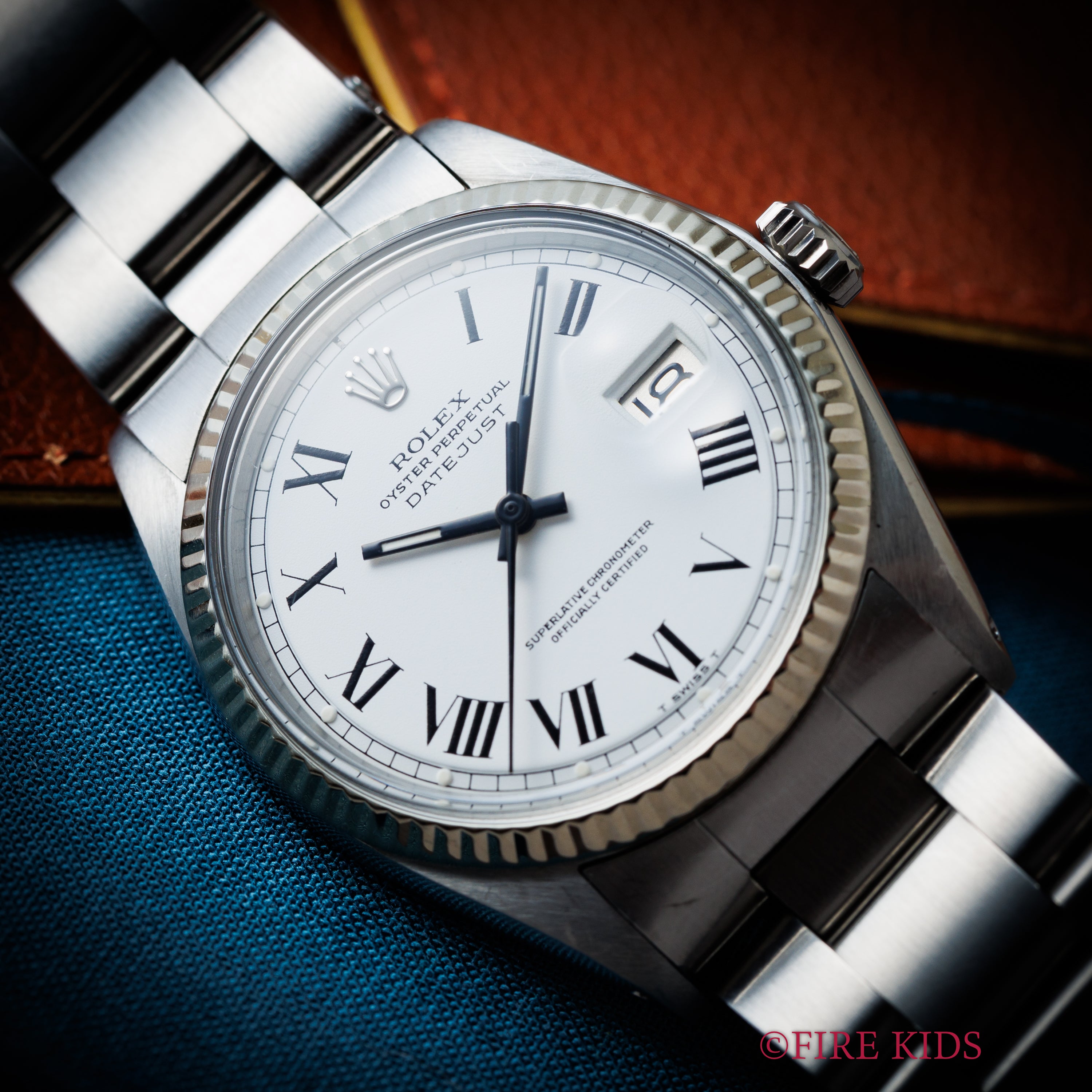 ロレックス デイトジャスト バックリーダイヤル 1971年製 Ref.1601 自動巻き 純正オイスターブレス