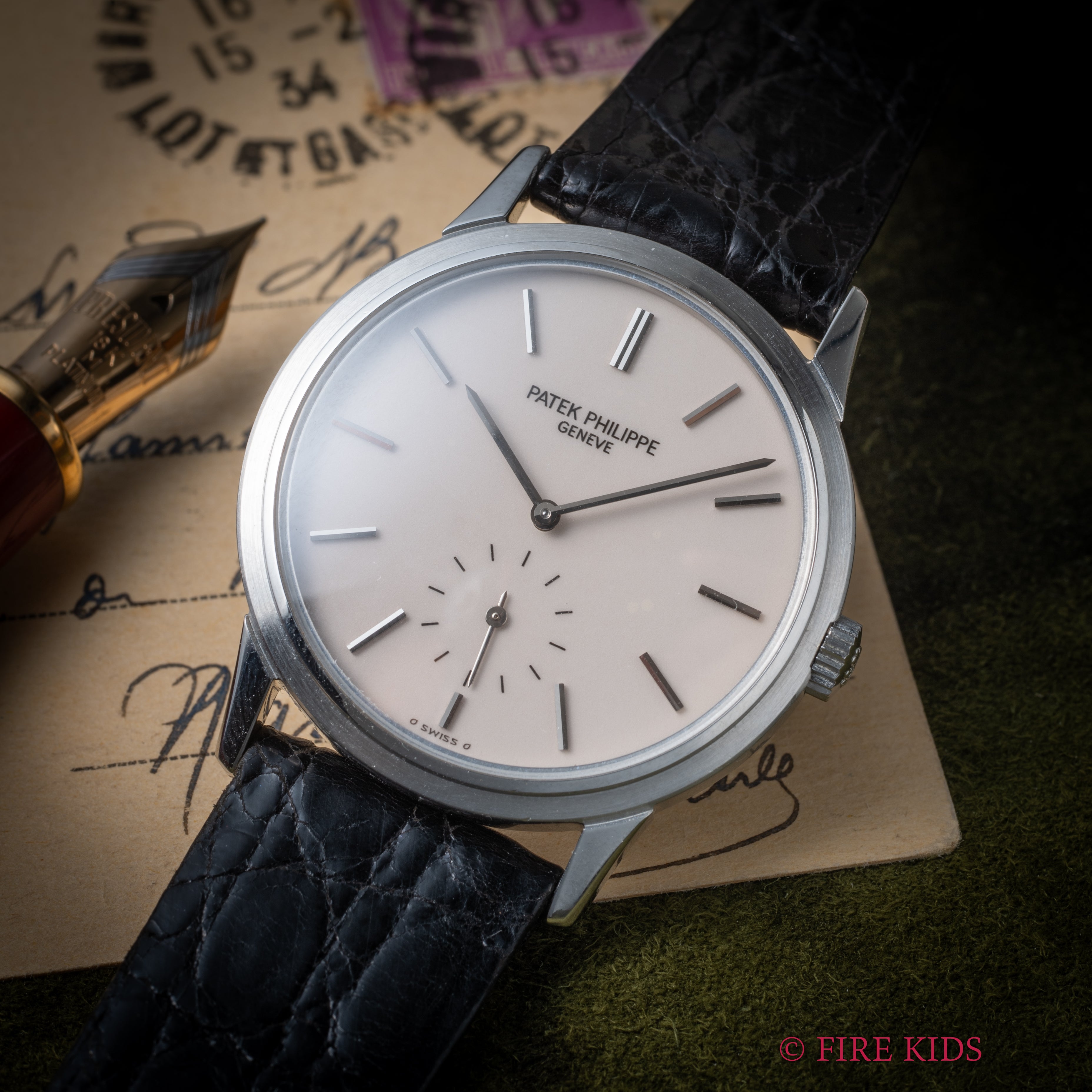 パテック・フィリップ カラトラバ 1989年製 創業150周年記念限定モデル Ref.3718A ギャラ付