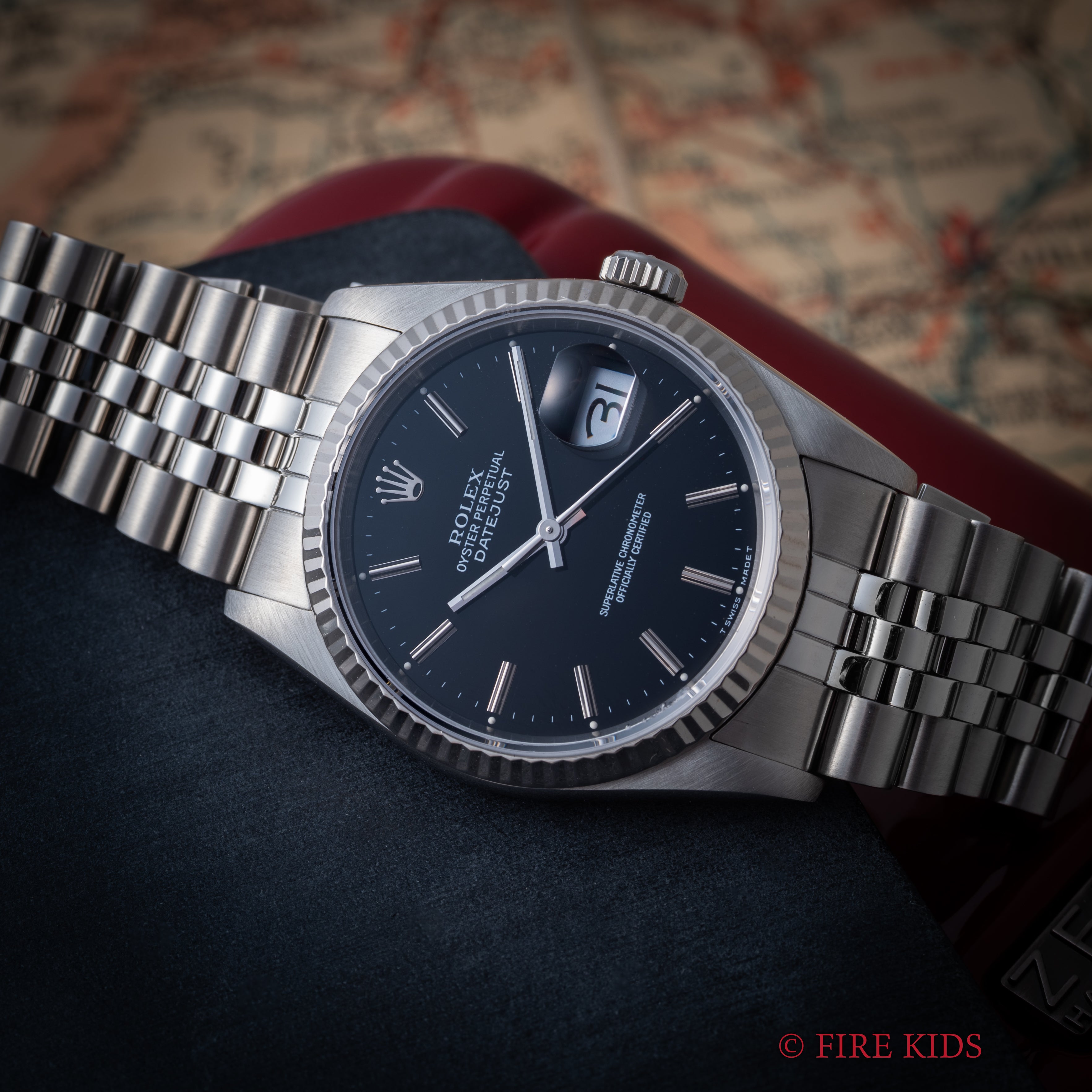 ロレックス デイトジャスト 1987~1988年製 Ref.16234 ブラックダイヤル 純正ジュビリーブレス