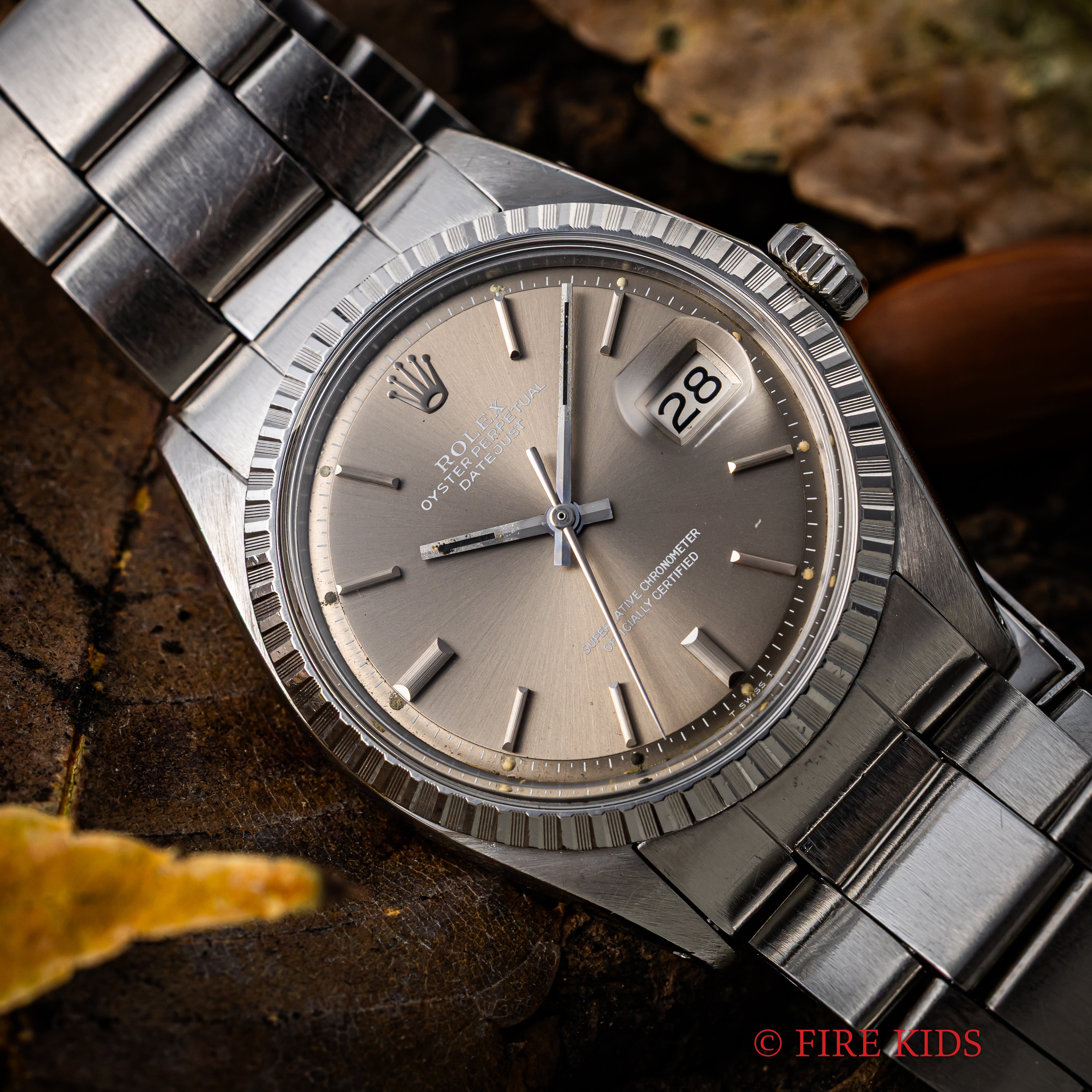 ロレックス デイトジャスト グレーダイヤル 1971年製 自動巻き Ref.1603