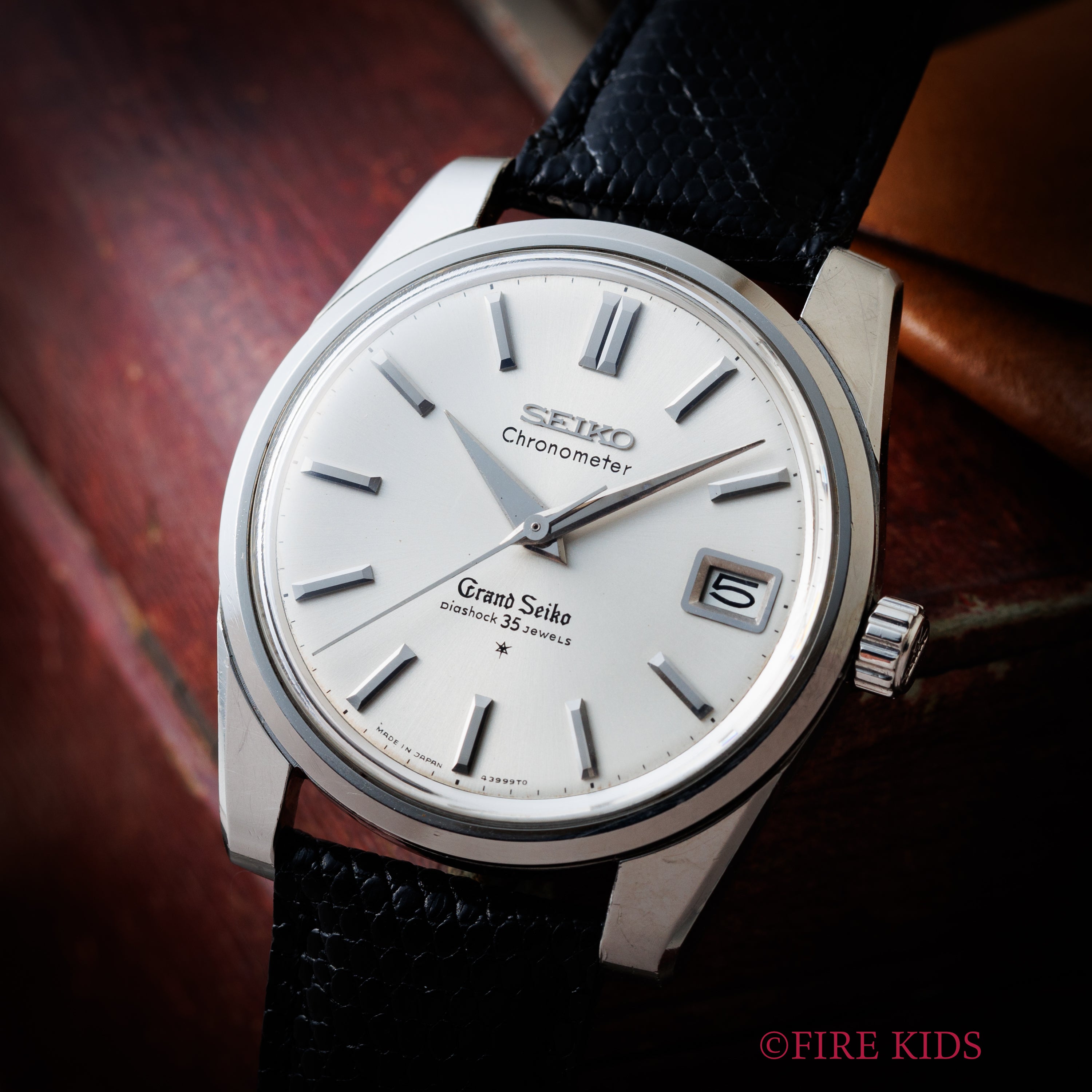 グランドセイコー セルフデーター 1965年製 Ref.43999 GS2nd 初期 ライオンメダル 純正GS尾錠