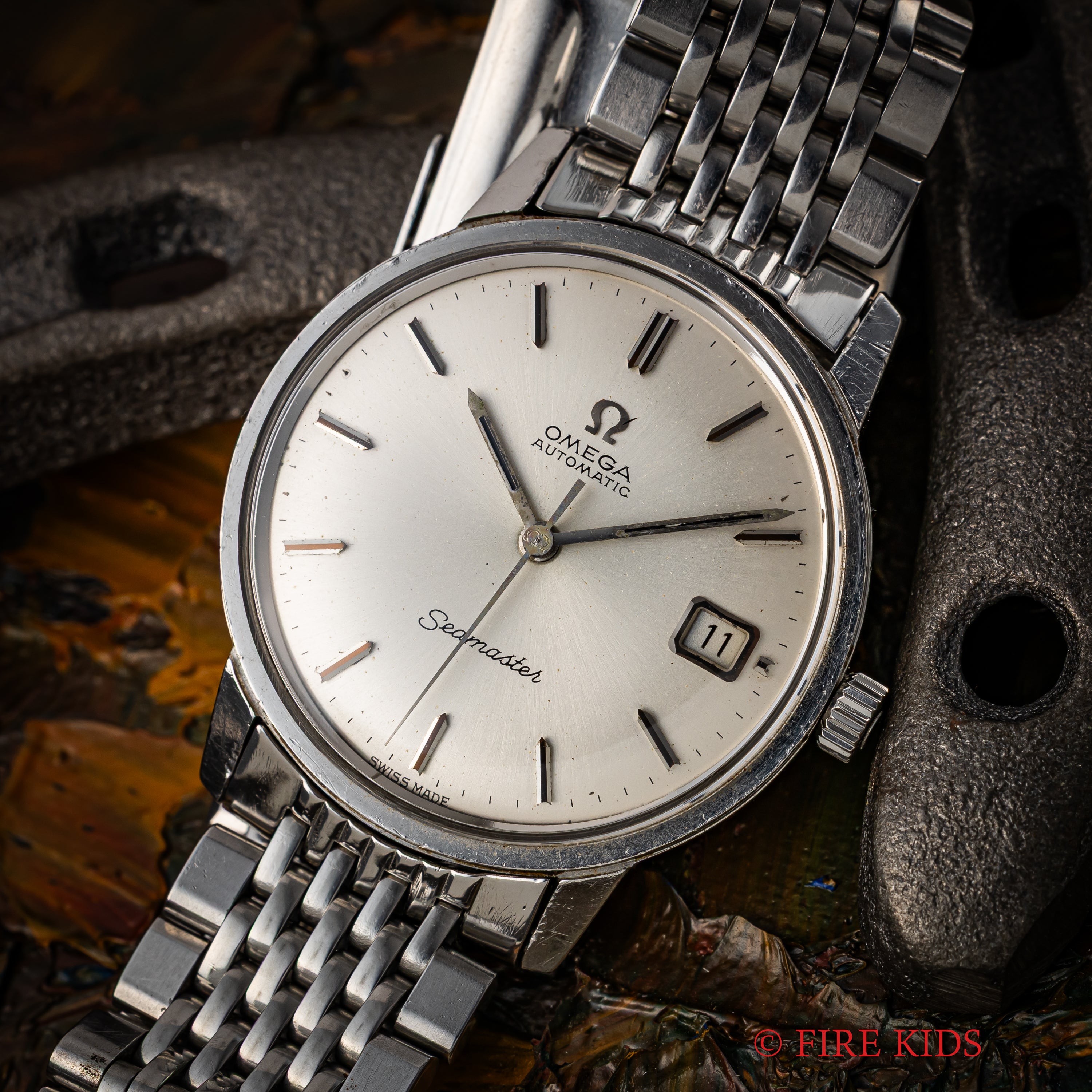 オメガ シーマスター 1966年製 Ref.166.002 自動巻 Cal.562 純正ステンレスブレス