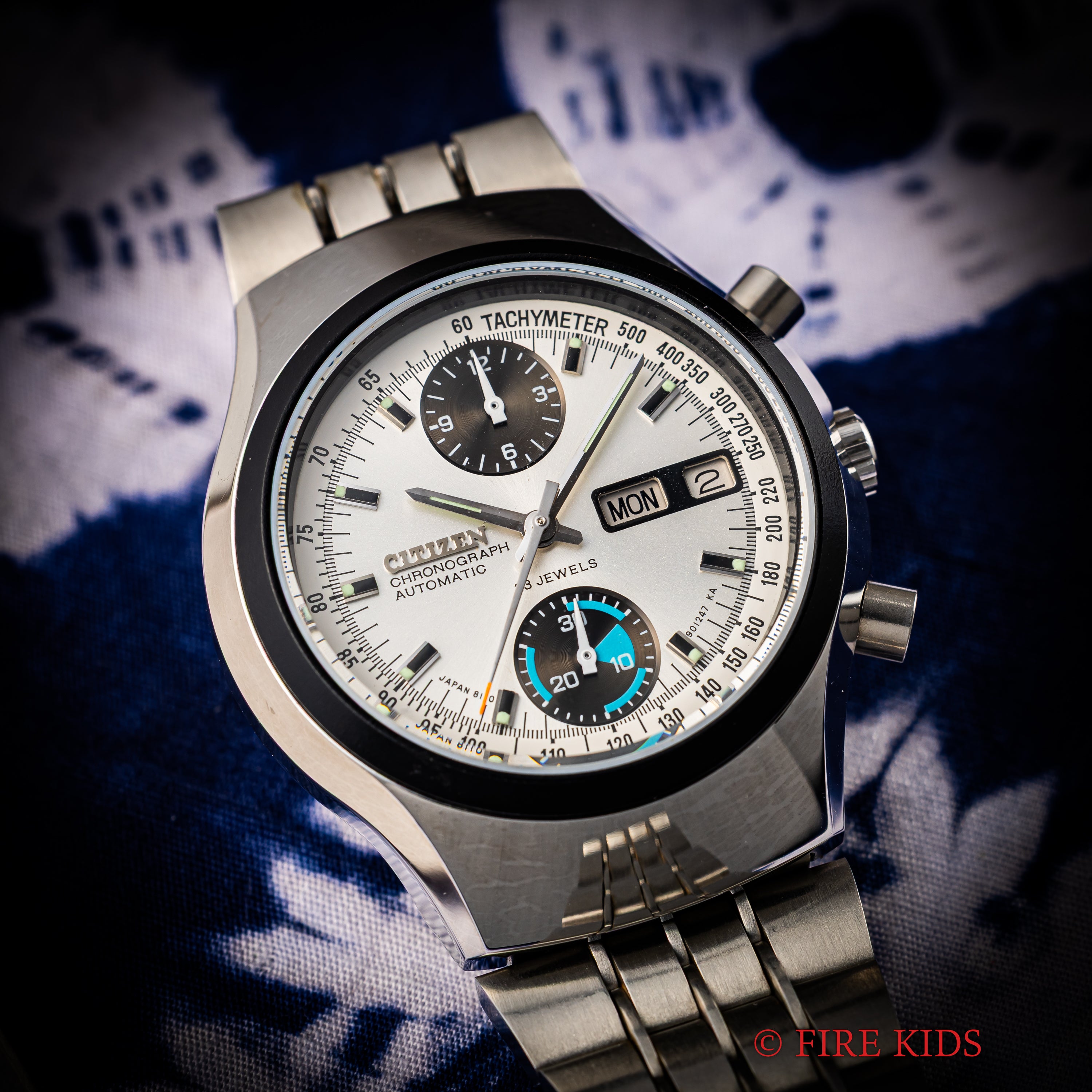 シチズン チャレンジタイマー 1976年製 自動巻きクロノグラフ 純正ブレス タグ付き